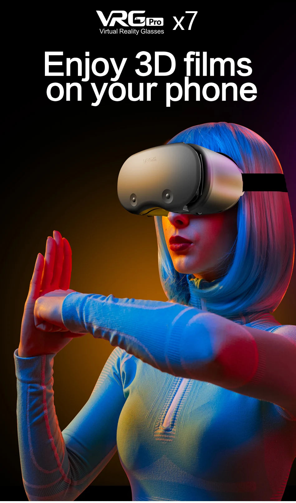 Virtual Reality 3D VR Glasses Smartphone Cell Mobile Goggles Helmet Headset Lenses Device Controller Viar Smart Phone Video Game