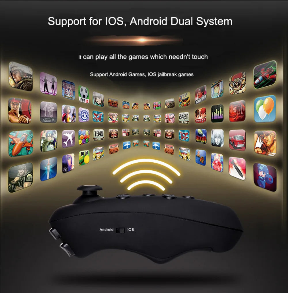 Virtual Reality 3D VR Glasses Smartphone Cell Mobile Goggles Helmet Headset Lenses Device Controller Viar Smart Phone Video Game