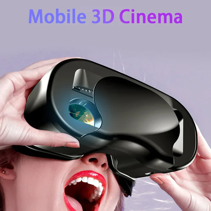 VRG Virtual Reality 3D Glasses 100° Wide-Angle Head Mounted Digital Glasses Compatible With Up To 7-Inch Screen Phones