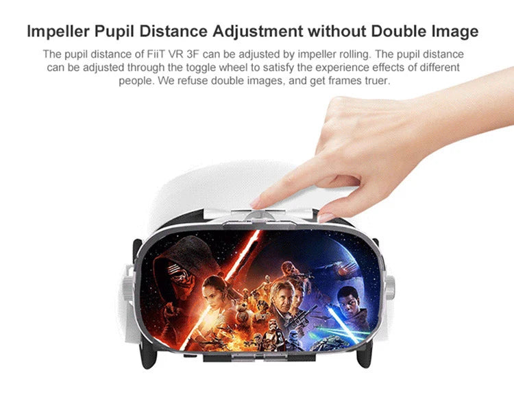 Virtual Reality 3D VR Glasses Headset Phone Viar Device Helmet Lenses Goggles Smart Smartphones Headphone Controller Mobile Game