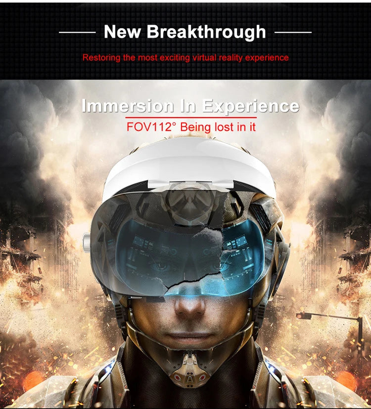 Virtual Reality 3D VR Glasses Headset Phone Viar Device Helmet Lenses Goggles Smart Smartphones Headphone Controller Mobile Game