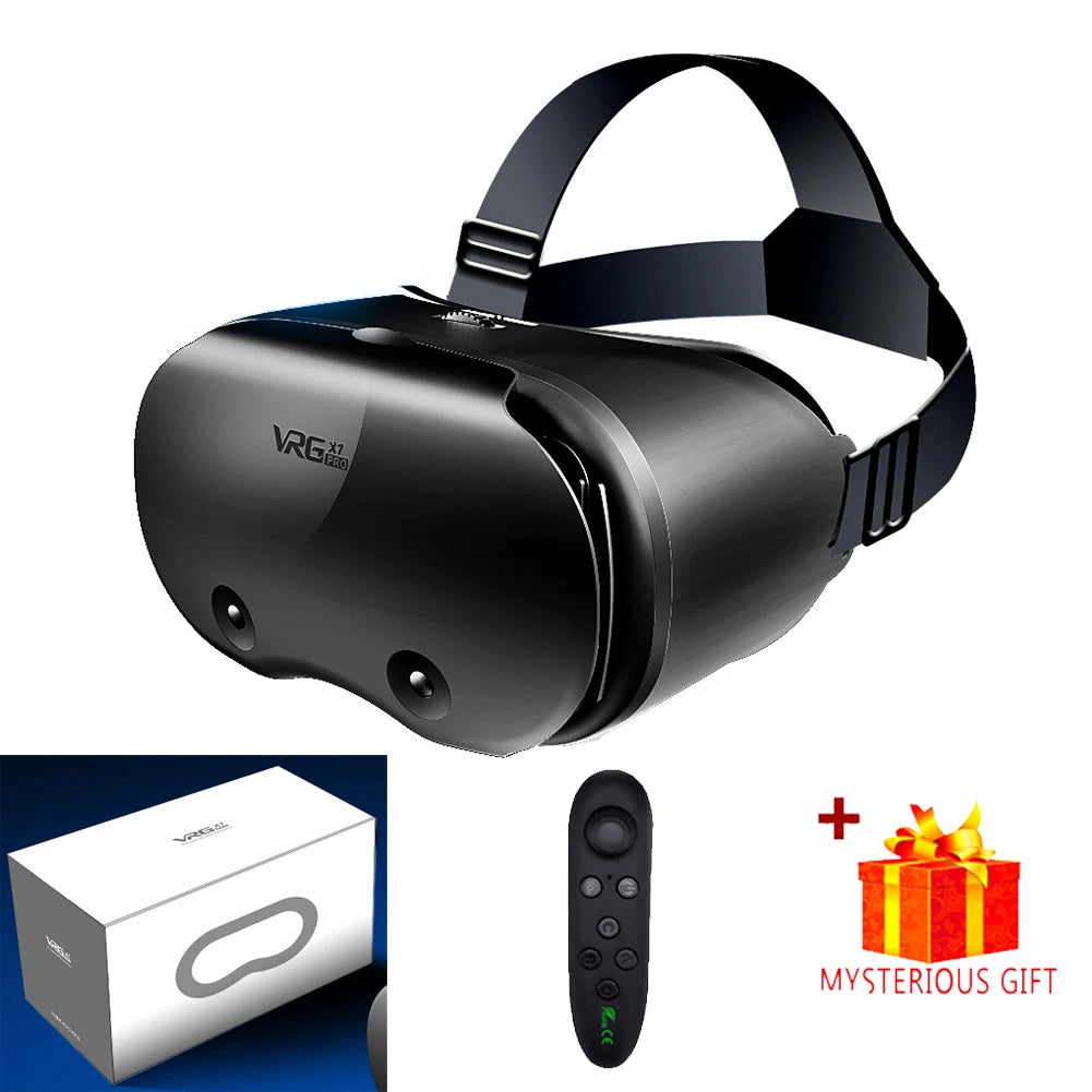 Virtual Reality 3D VR Glasses Smartphone Cell Mobile Goggles Helmet Headset Lenses Device Controller Viar Smart Phone Video Game