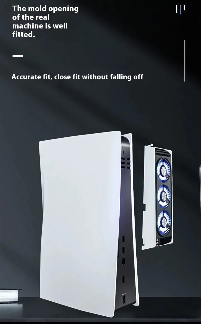 Ps5 Console Cooling Fan Gaming Console Temperature Control Cooling Heatsink Rear Cooling Quietly Speed Easy Use For Ps5 Pro