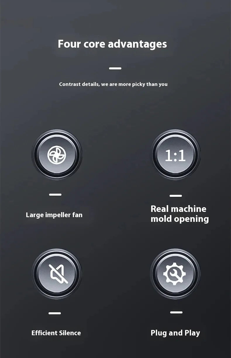 Ps5 Console Cooling Fan Gaming Console Temperature Control Cooling Heatsink Rear Cooling Quietly Speed Easy Use For Ps5 Pro