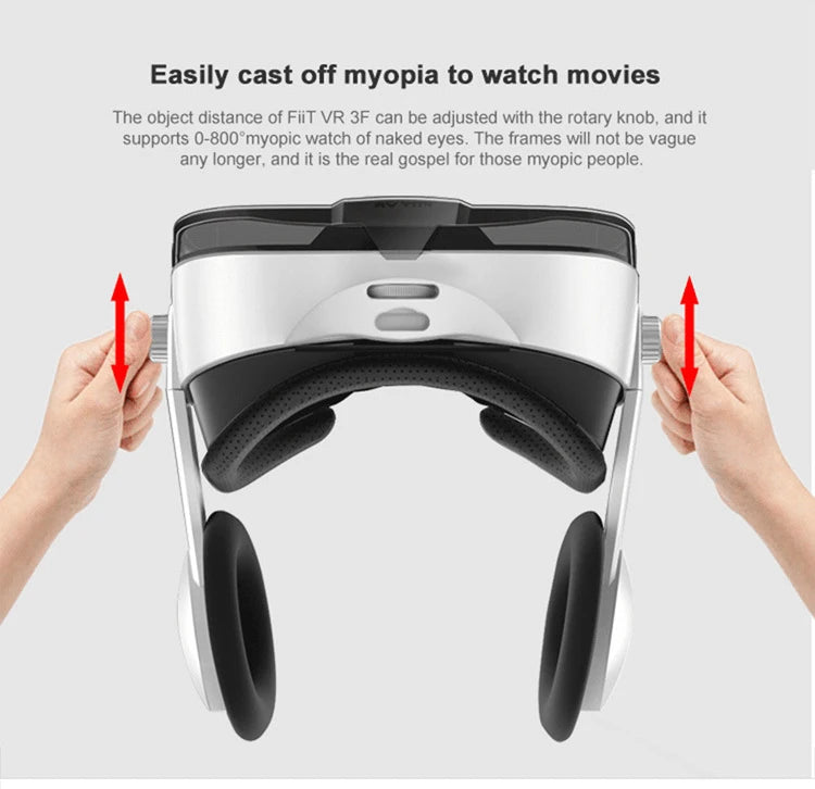 Virtual Reality 3D VR Glasses Headset Phone Viar Device Helmet Lenses Goggles Smart Smartphones Headphone Controller Mobile Game