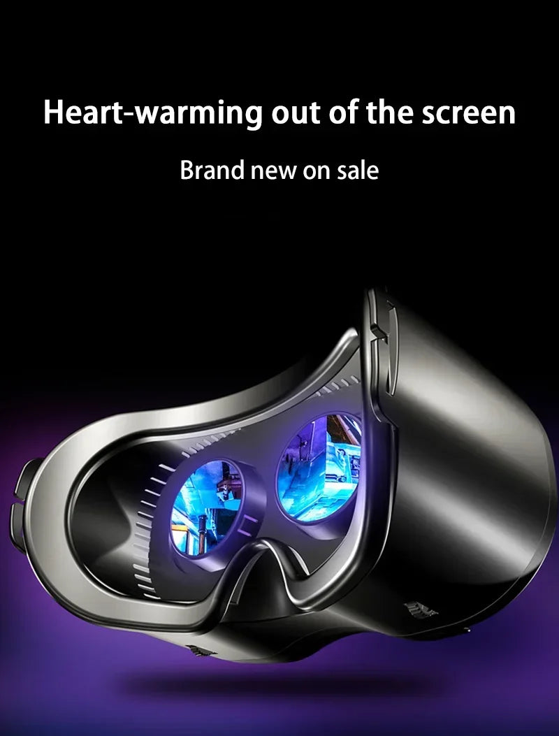 VRG Virtual Reality 3D Glasses 100° Wide-Angle Head Mounted Digital Glasses Compatible With Up To 7-Inch Screen Phones