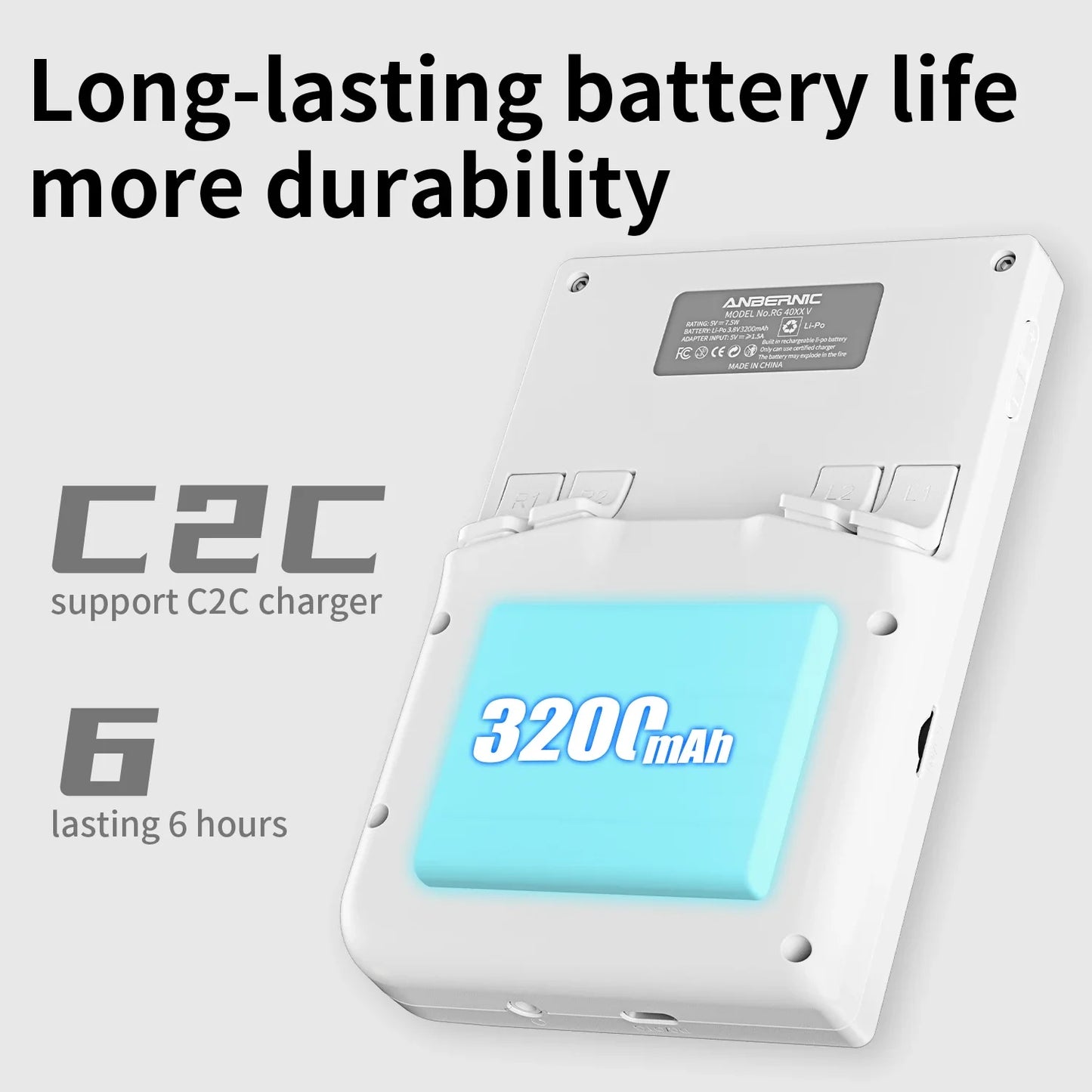 New Rg40xxv Handheld Game Console 4''Ips Screen Video Output Joystick Rgb Lighting Effect Streaming Rg 40xxv Ebook Mp4 Gift