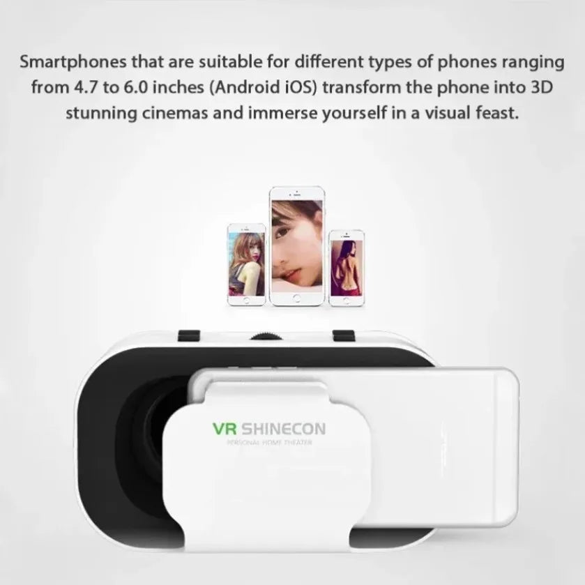 XIKCU VR Glasses 3D Headset Virtual Reality Device Helmet Goggles Lenses Mobile Smartphone Smart Phone Cell Realidade Viar VR