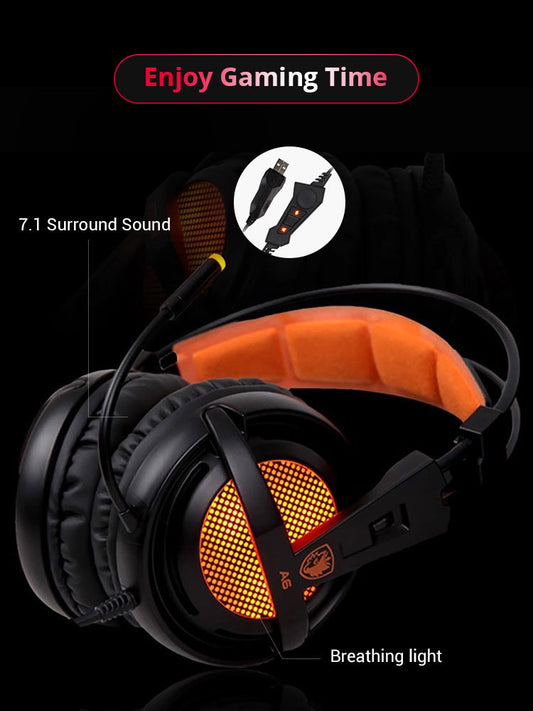 Casque Gaming USB 7.1 Surround – Immersion Totale