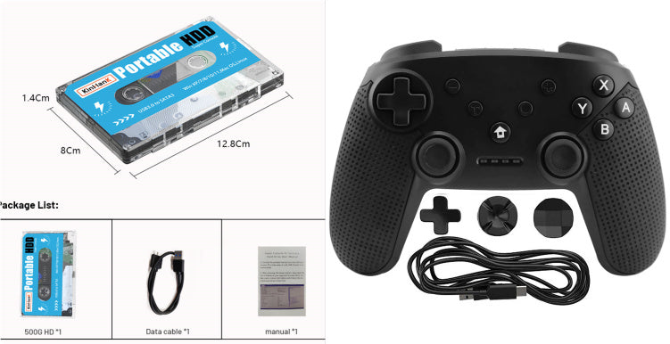 Manette Sans Fil Universelle – Compatible PC/PS4/PS5/Switch/Android/iOS