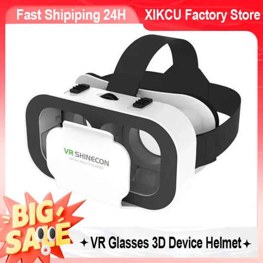 XIKCU VR Glasses 3D Headset Virtual Reality Device Helmet Goggles Lenses Mobile Smartphone Smart Phone Cell Realidade Viar VR