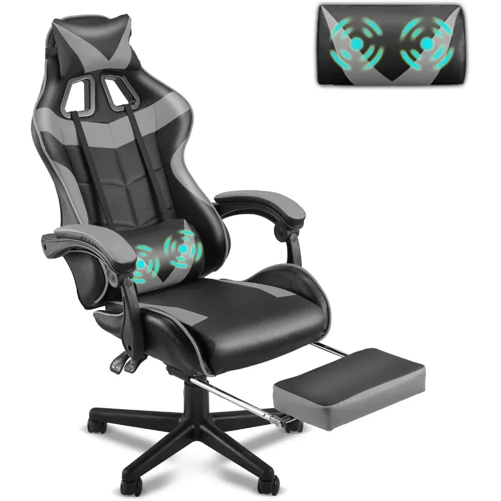 Computer Armchair Girlfriend Computer Gaming Chair Pink Gaming Chair With Footrest Sister Wife and Love (Pink) Desk Gamer Office