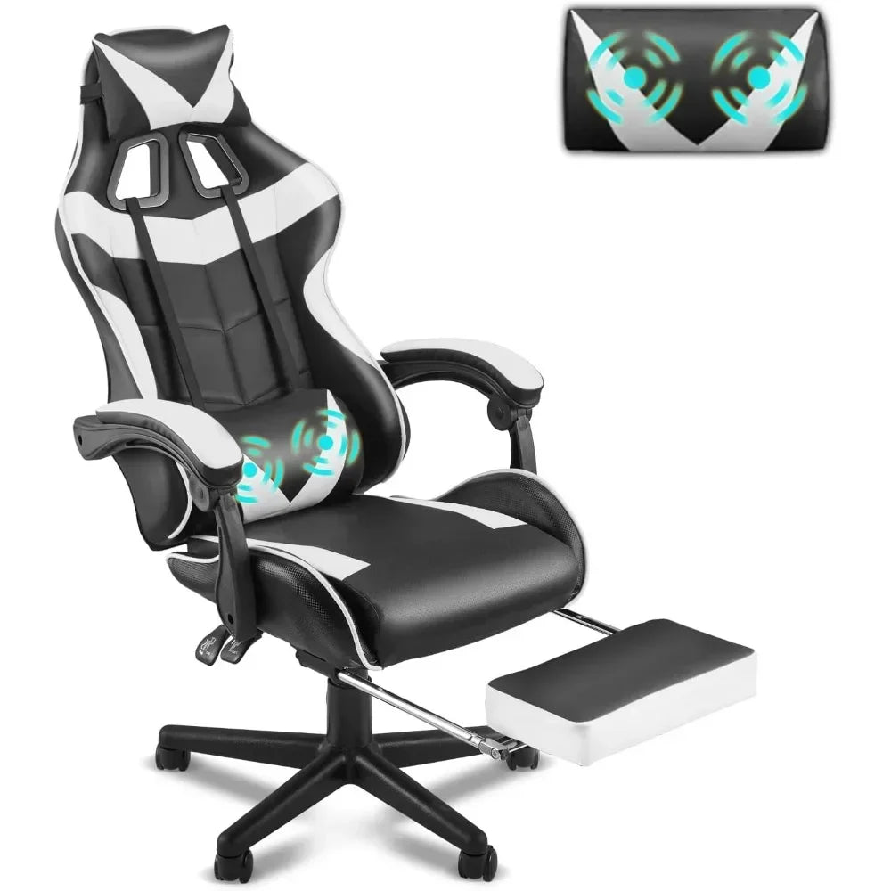 Computer Armchair Girlfriend Computer Gaming Chair Pink Gaming Chair With Footrest Sister Wife and Love (Pink) Desk Gamer Office