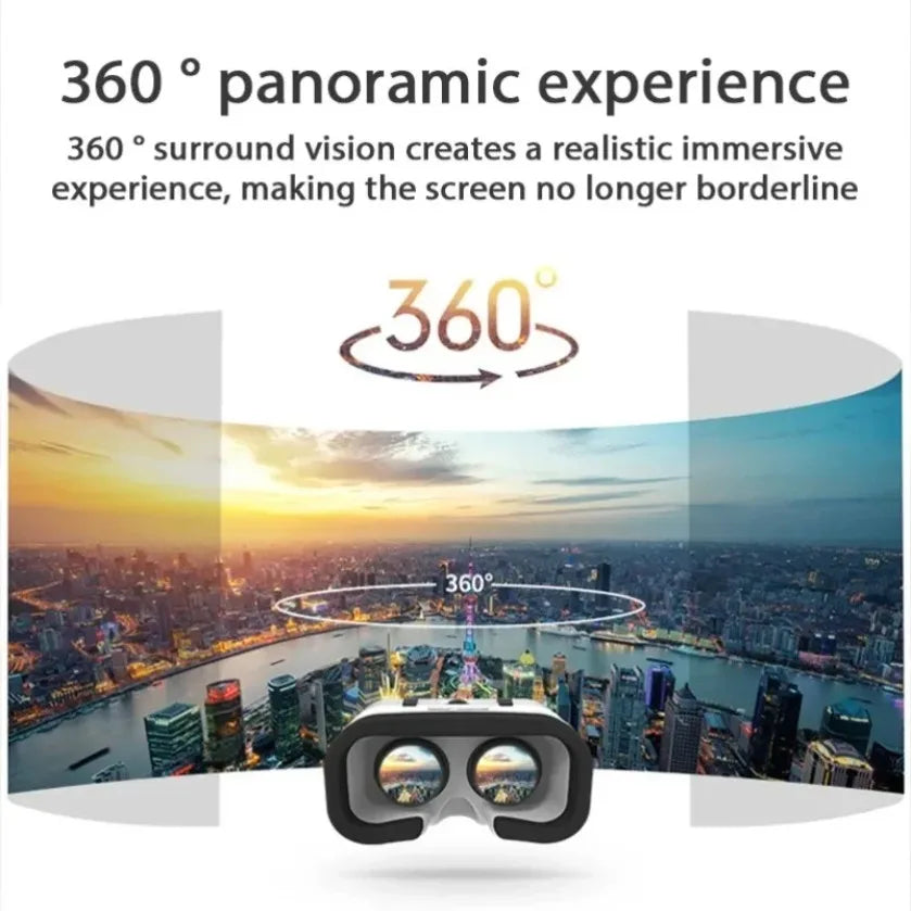 XIKCU VR Glasses 3D Headset Virtual Reality Device Helmet Goggles Lenses Mobile Smartphone Smart Phone Cell Realidade Viar VR