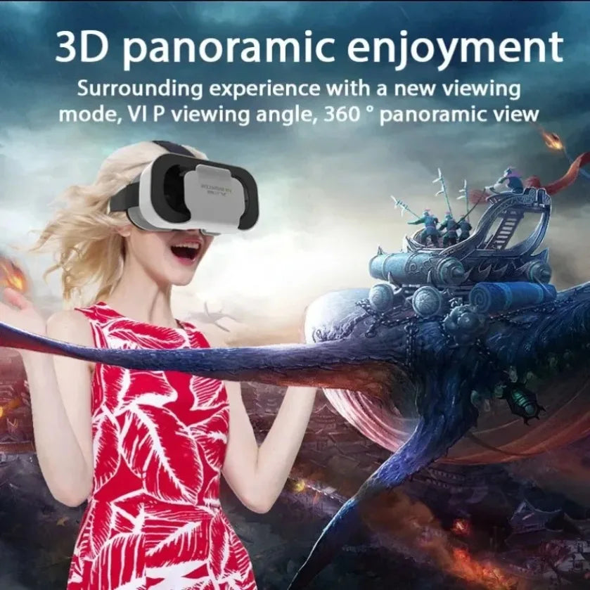 XIKCU VR Glasses 3D Headset Virtual Reality Device Helmet Goggles Lenses Mobile Smartphone Smart Phone Cell Realidade Viar VR